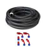 10/16/20FT 10AN CPE Fuel line Hose Braided Nylon Stainless Steel Oil Gas - Billede 43