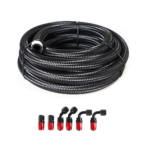 10/16/20FT 10AN CPE Fuel line Hose Braided Nylon Stainless Steel Oil Gas - Billede 44