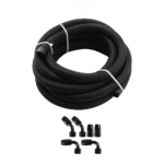 10/16/20FT 10AN CPE Fuel line Hose Braided Nylon Stainless Steel Oil Gas - Billede 39