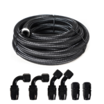 10/16/20FT 10AN CPE Fuel line Hose Braided Nylon Stainless Steel Oil Gas - Billede 45
