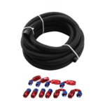 10/16/20FT 10AN CPE Fuel line Hose Braided Nylon Stainless Steel Oil Gas - Billede 40