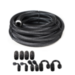 10/16/20FT 10AN CPE Fuel line Hose Braided Nylon Stainless Steel Oil Gas - Billede 48
