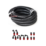10/16/20FT 10AN CPE Fuel line Hose Braided Nylon Stainless Steel Oil Gas - Billede 35