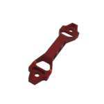 190mm Red Aluminum Alloy Car Battery Tie Down Bracket - Billede 16