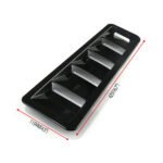 2PCS Universal Car Hood Vent Louver Scoop Cover Air Flow Intake Cooling Panel - Billede 10