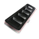 2PCS Universal Car Hood Vent Louver Scoop Cover Air Flow Intake Cooling Panel - Billede 11