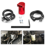 Aluminum Oil Catch Can Kit Oil Separator Reservoir Tank for Ford F150 2.7EB 3.5EB 5.0 Passenger Side 2011-2019 - Billede 3