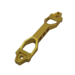 190mm Red Aluminum Alloy Car Battery Tie Down Bracket - Billede 12