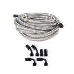 10/16/20FT 10AN CPE Fuel line Hose Braided Nylon Stainless Steel Oil Gas - Billede 27