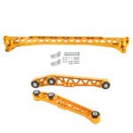 ⁦Billet Rear Lower Control Arm + Subframe Brace for Honda Civic 88-95 EG SL⁩ - الصورة ⁦21⁩
