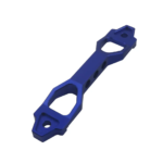 190mm Red Aluminum Alloy Car Battery Tie Down Bracket - Billede 11