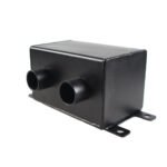 1200ml 1.2L Twin Baffle Dual Filter Engine Oil Catch Can Tank Reservoir AN10 (Polished) - Ảnh 3