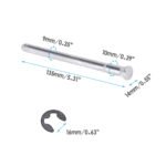 GSTP Door Hinge Pins and Bushing Kit 4 Sets For 1988-2002 Chevy GMC Fullsize Truck US - Billede 4