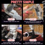 66784 Stud Mount Valve Spring Compressor for 3/8" & 7/16" Studs - Сурет 11