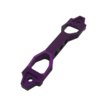 190mm Red Aluminum Alloy Car Battery Tie Down Bracket - Billede 14