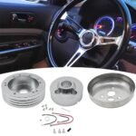 GSTP 5 & 6 Hole Steering Wheel Polished Hub Adapter for Flaming River,Ididit,GM,Chevy - Billede 9
