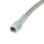 ⁦Turbo Oil Feed Line 48" Steel Braided 4AN 90 Degree Straight Hose⁩ - الصورة ⁦6⁩