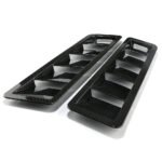 2PCS Universal Car Hood Vent Louver Scoop Cover Air Flow Intake Cooling Panel - Billede 6