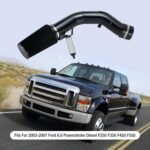 2003-07 Ford 6.0L Powerstroke Diesel F250 F350 F450 F550 Cold Air Intake Kit - Ảnh 8
