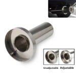 Universal 3.5" to 4.5" Round Steel Removable Catback Exhaust System Muffler Tip Silencer - Billede 6