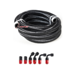 10/16/20FT 10AN CPE Fuel line Hose Braided Nylon Stainless Steel Oil Gas - Billede 32