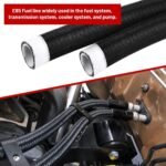 10/16/20FT 10AN CPE Fuel line Hose Braided Nylon Stainless Steel Oil Gas - Billede 7