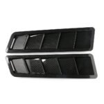 2PCS Universal Car Hood Vent Louver Scoop Cover Air Flow Intake Cooling Panel - Billede 9