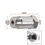 Stainless Steel Oxygen O2 Sensor CEL Eliminator Light  45°&90°& 0°   Adapter Mini Catalytic Convertor M18X1.5 Socket Plug - 圖片 15