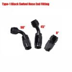Universal 10AN Baffled Oil Catch Can Breather Can with Drain Valve 750ML Bundle and 10AN 5/8'' Fuel Line Fitting Kit Nylon Braided CPE Oil Hose - Ảnh 9