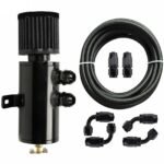 Universal 10AN Baffled Oil Catch Can Breather Can with Drain Valve 750ML Bundle and 10AN 5/8'' Fuel Line Fitting Kit Nylon Braided CPE Oil Hose - Ảnh 14