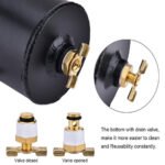 Universal 10AN Baffled Oil Catch Can Breather Can with Drain Valve 750ML Bundle and 10AN 5/8'' Fuel Line Fitting Kit Nylon Braided CPE Oil Hose - Ảnh 8
