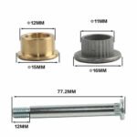 Door Hinge Pin & Bushing Repair Kit for Listed Ford Mustang 1994-2004 - Billede 2