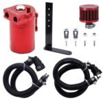 Aluminum Oil Catch Can Kit Oil Separator Reservoir Tank for Ford F150 2.7EB 3.5EB 5.0 Passenger Side 2011-2019 - Billede 4