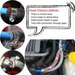 Hex Hose Finisher Clamp for Fuel/Oil/Gas/Air and Water End Cover Fitting 4/6/8/10/12AN - Сурет 7