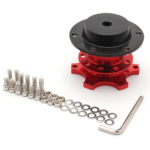 Universal Sports Steering Wheel Quick Release Snap Off Boss Kit Hub Adapter Red - Сурет 7