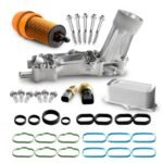 ⁦For 2011-16 Jeep Dodge Chrysler 926-876 Aluminum Housing Oil Filter Assembly⁩ - الصورة ⁦14⁩