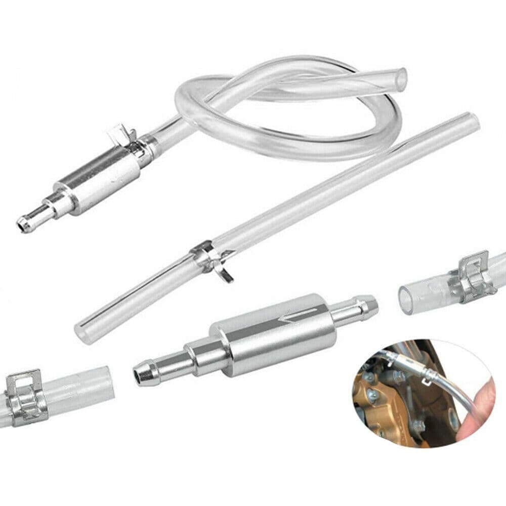 s-l16006 Motorcycle Car Clutch Brake Bleeder Hose One Way Valve Tube Bleeding Tool Kit - الصورة 1