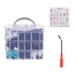 801Pcs/750Pcs/ 1000Pcs Car Retainer Auto Fasteners Push Trim Plastic Clips Pin Rivet Bumper Kit - 圖片 11
