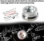 GSTP 5 & 6 Hole Billet Steering Wheel Hub Adapter for GM Chevrolet Models Replacement - Billede 4