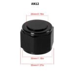 2PCS 4/6/8/10/12 AN Female Flare Fitting Cap Block Off Nut Aluminum For Fuel Systems — изображение 3