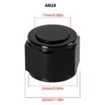 2PCS 4/6/8/10/12 AN Female Flare Fitting Cap Block Off Nut Aluminum For Fuel Systems — изображение 4