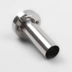 Universal 3.5" to 4.5" Round Steel Removable Catback Exhaust System Muffler Tip Silencer - Billede 4