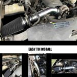 99-06 Chevy GMC V8 4.8L/5.3L/6.0L 4 inches Cold Air Intake Kit+Heat Shield - 圖片 11