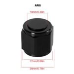 2PCS 4/6/8/10/12 AN Female Flare Fitting Cap Block Off Nut Aluminum For Fuel Systems — изображение 6