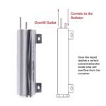 Polished Stainless Steel 20-24-32-50OZ Radiator Coolant Overflow Puke Tank Can — изображение 5
