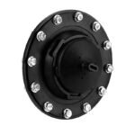⁦Black Fire-Resistant Gas Tank Filler Cap 150mm with Air Vent - Compatible with Honda CBR, CB Series⁩ - الصورة ⁦6⁩