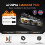 WOLFBOX G900Pro 12MP WiFi Touch Screen Rear View Mirror Dash Cam Smart Mirror RHD — изображение 11