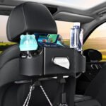 ⁦Multifunctional Nappa Leather Car Backseat Organizer⁩ - الصورة ⁦7⁩