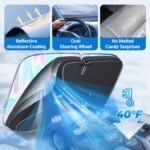 Laser Reflective Car Windshield Sun Shade – Ultimate Interior Protection & Cooling for Sedans. SUVs & MPVs — изображение 7