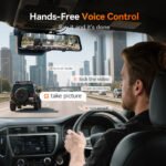 WOLFBOX G900Pro 12MP WiFi Touch Screen Rear View Mirror Dash Cam Smart Mirror RHD — изображение 5